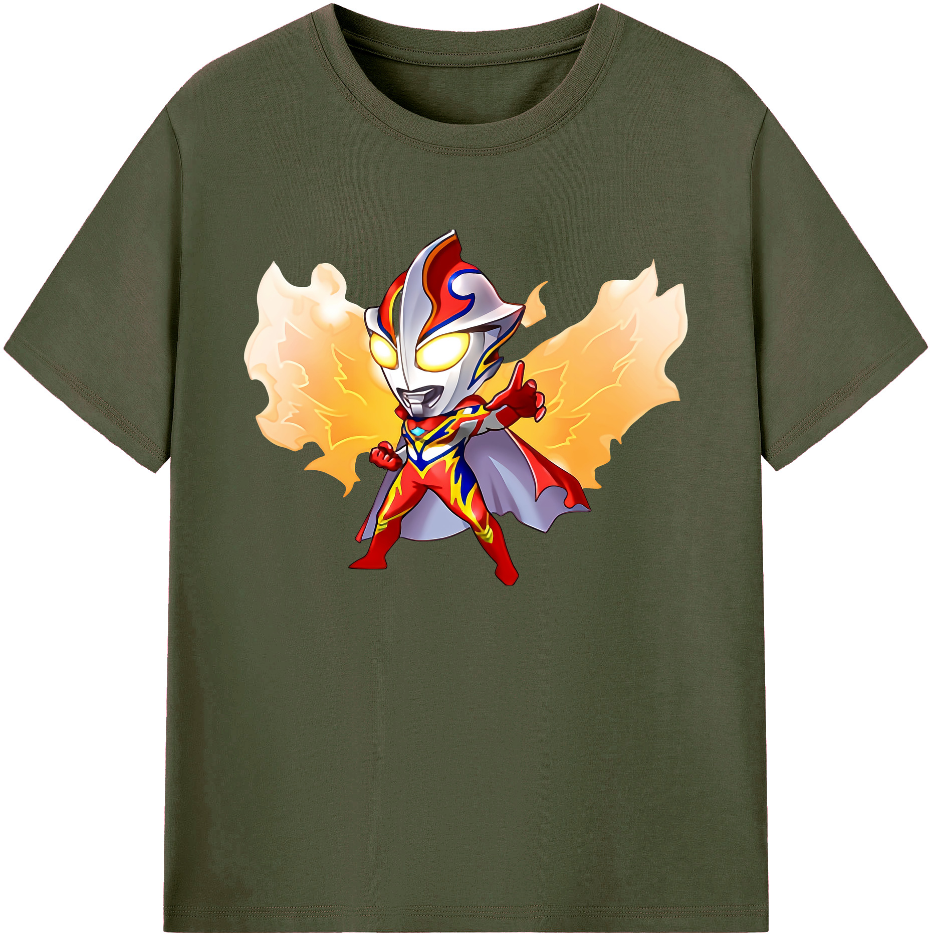（画像用） ウルトラマン Ultraman 綿100％ メンズ半袖Tシャツ｜肌触りやわらか＆通気性